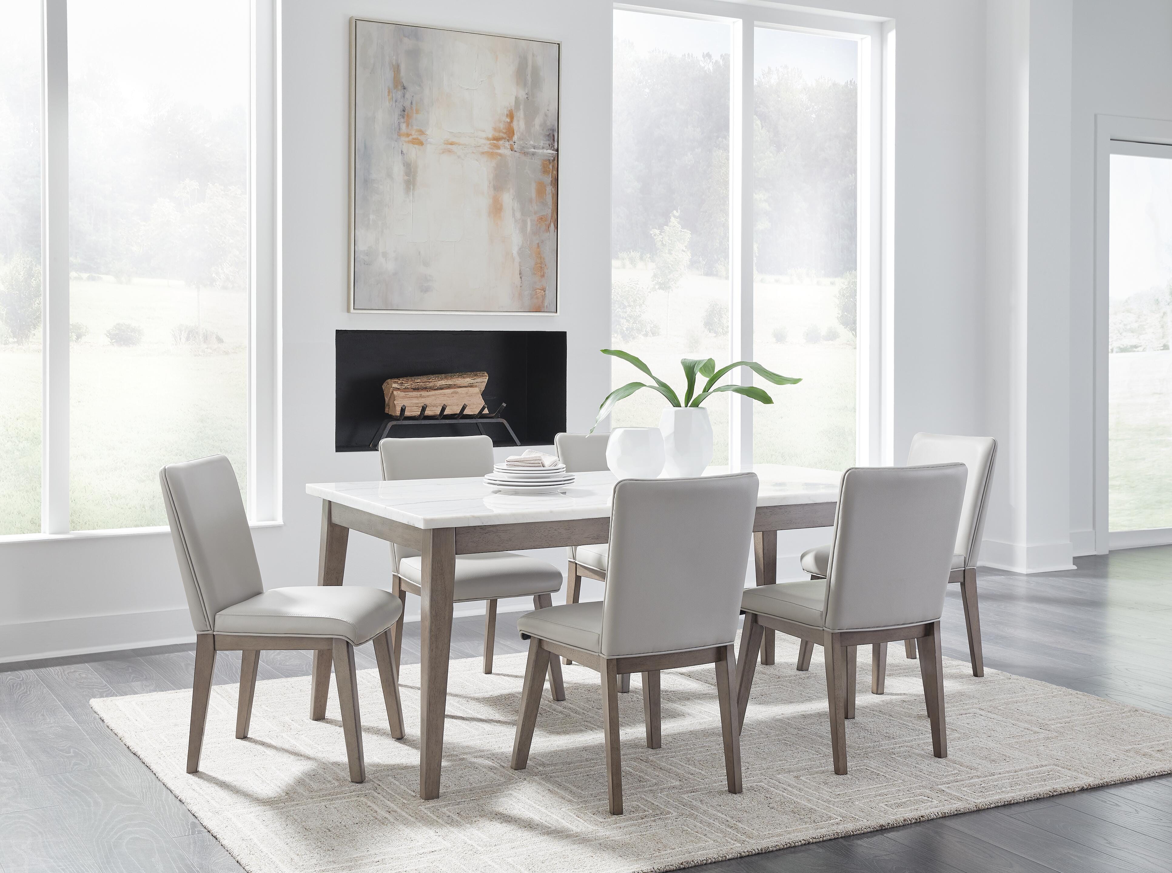 Loyaska Dining Table and 6 Chairs - image 1