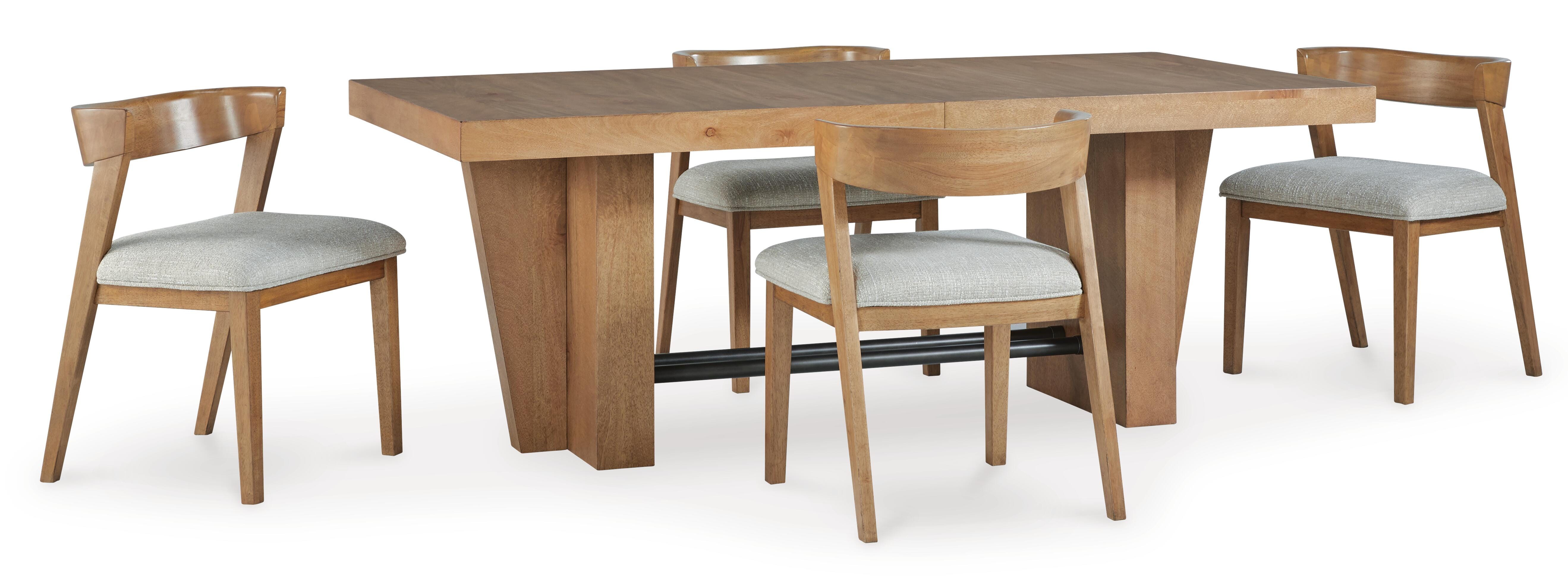Mesa de comedor Kristiland y 4 sillas - image 1