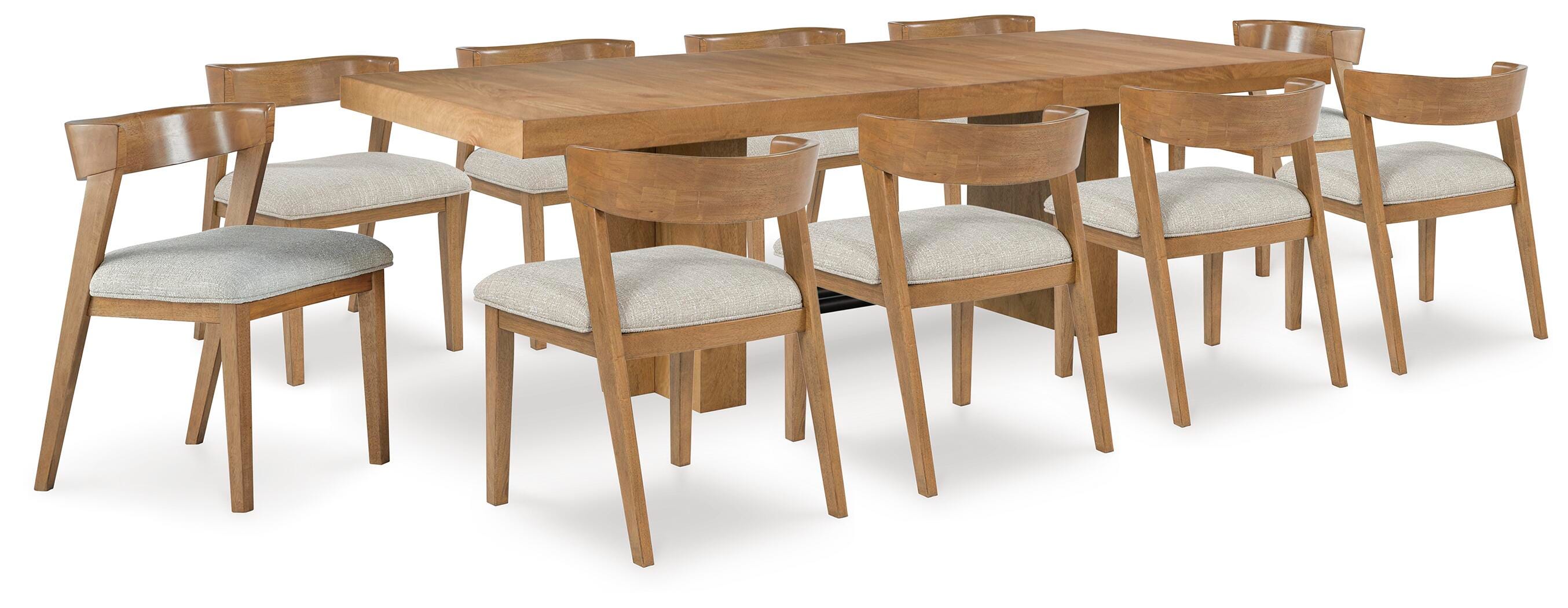 Mesa de comedor Kristiland y 10 sillas - image 1