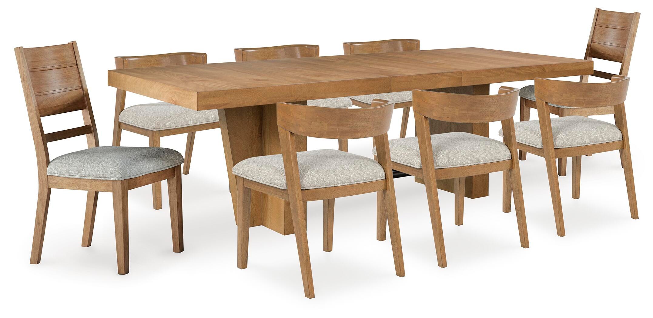 Mesa de comedor Kristiland y 8 sillas - image 1