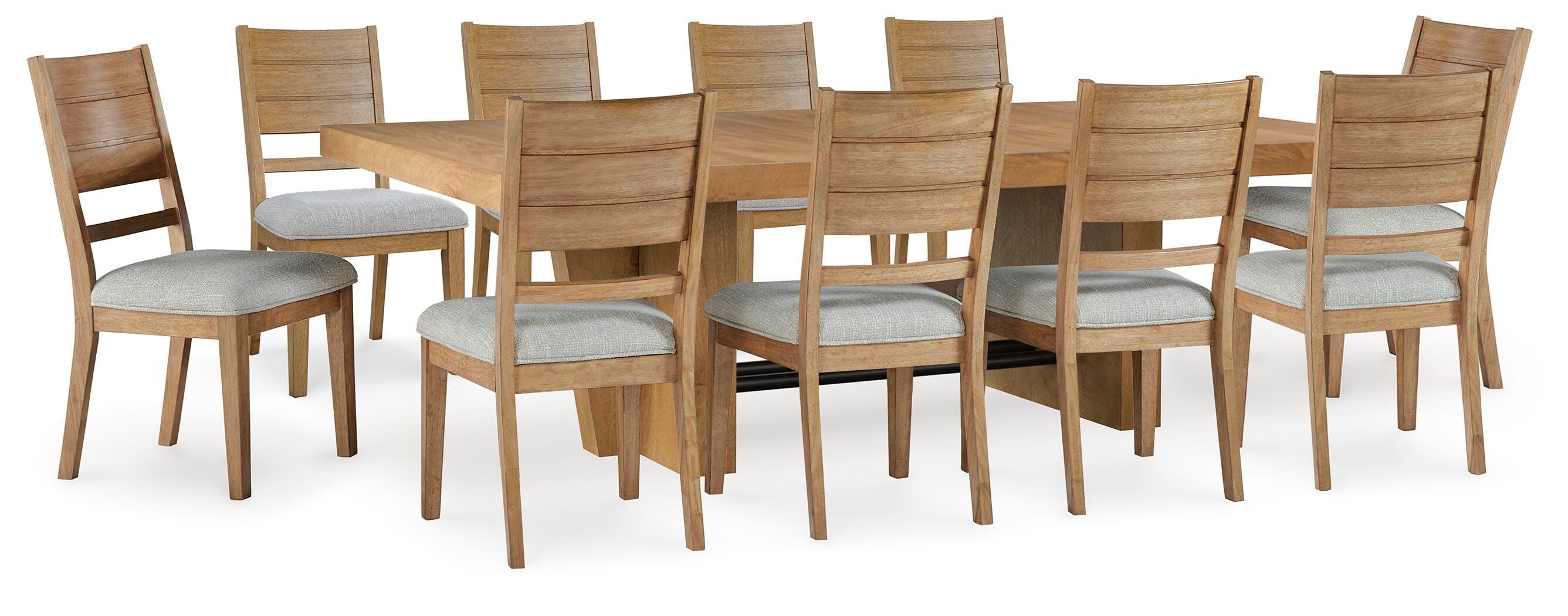 Mesa de comedor Kristiland y 10 sillas - image 1