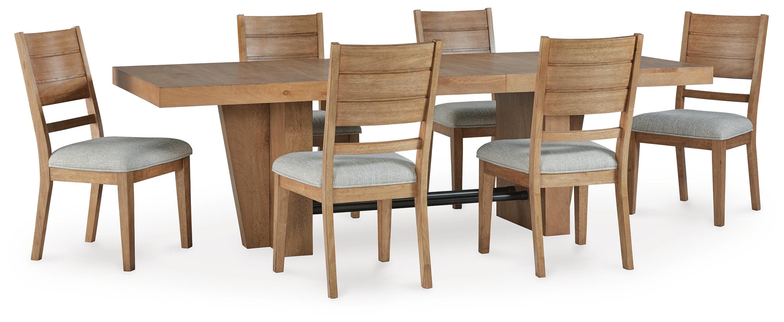 Mesa de comedor Kristiland y 6 sillas - image 2