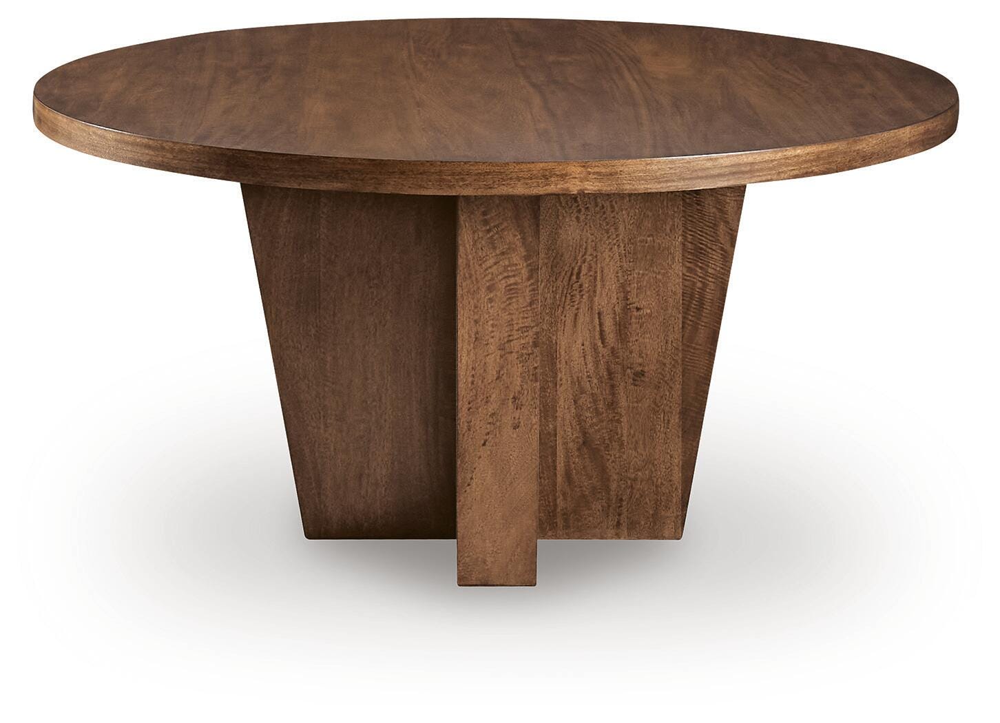 Kristiland Dining Table, Warm Brown, large