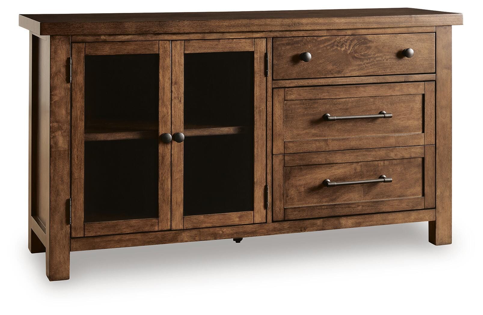 Kristiland Dining Server, Warm Brown, large