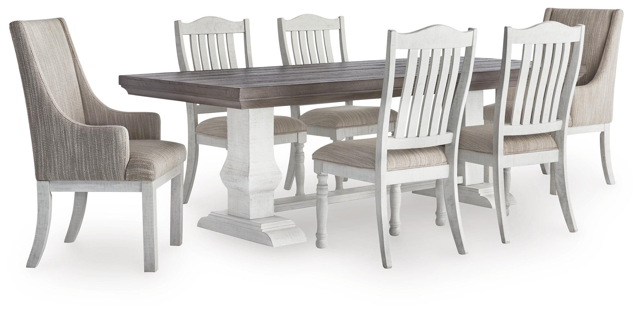 Havalance Dining Table and 6 Chairs, , large
