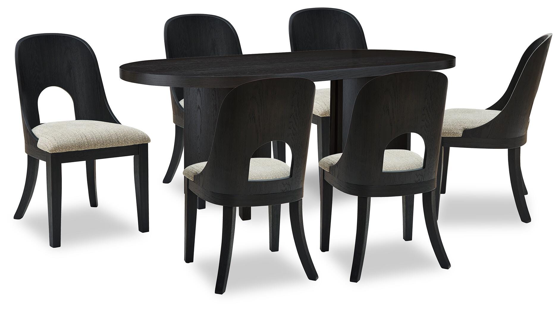 Mesa de comedor Rowanbeck y 6 sillas - image 1
