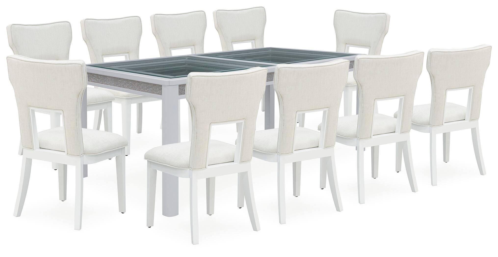 Chalanna Dining Table and 10 Chairs - image 2