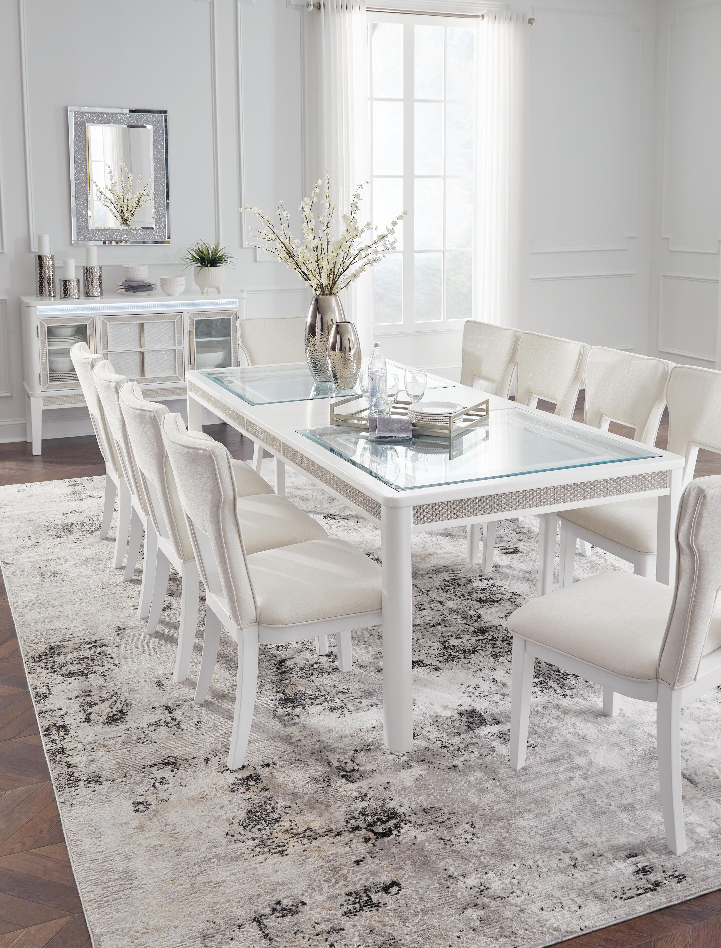 Chalanna Dining Table and 10 Chairs - image 3