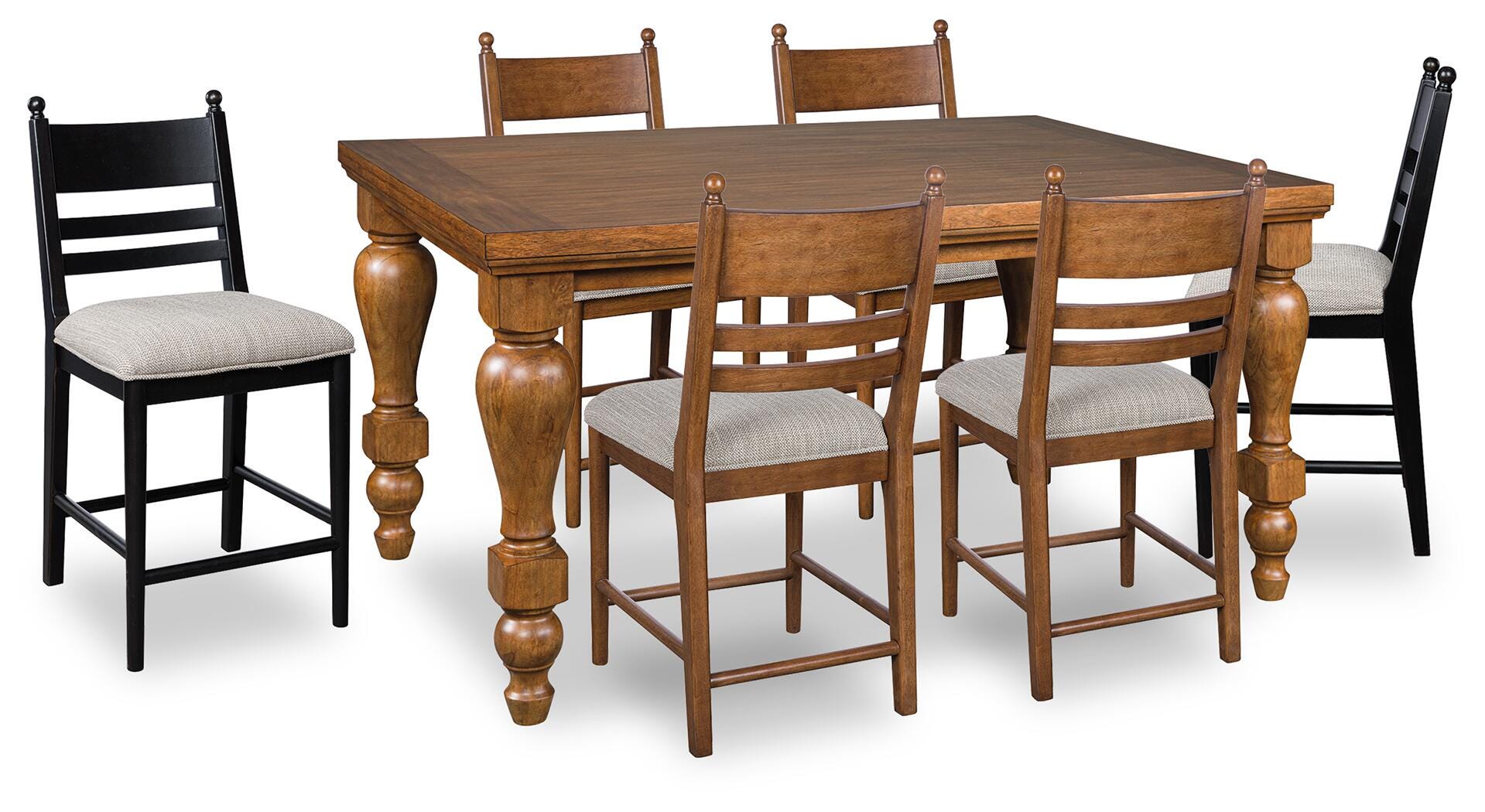 Greddinton Counter Height Dining Table and 6 Barstools - image 1