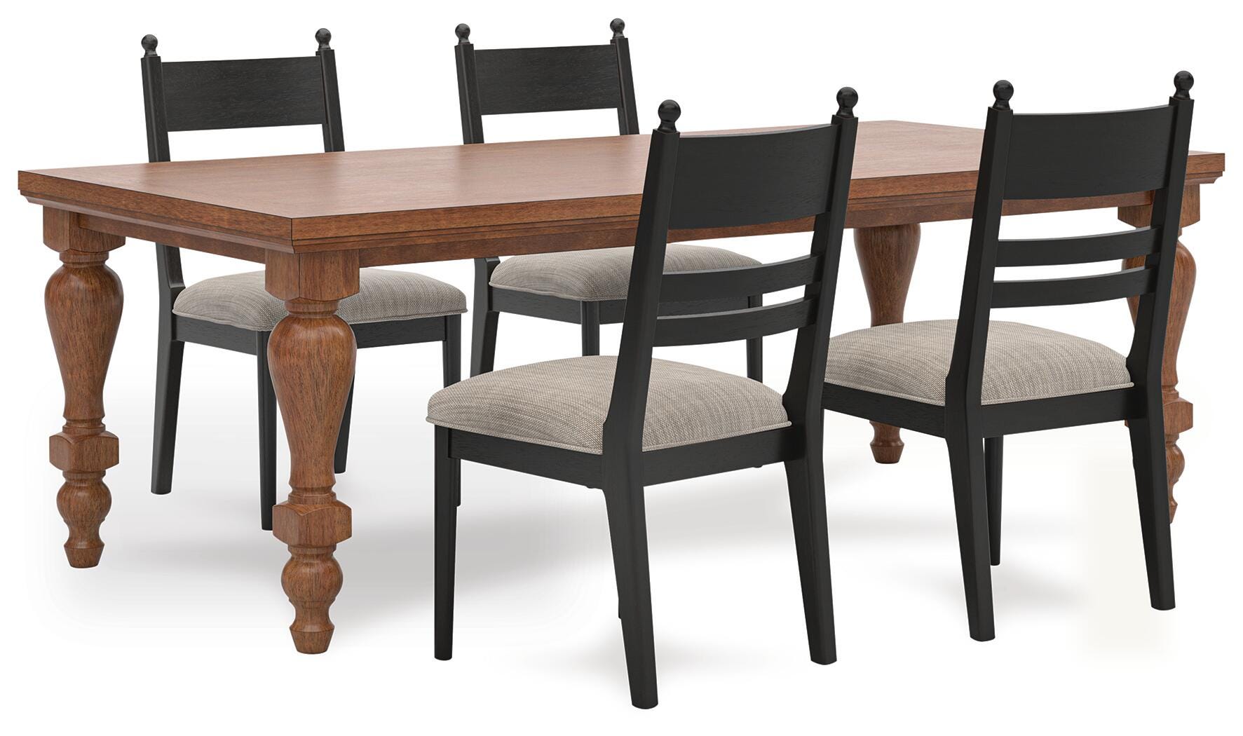 Greddinton Dining Table and 4 Chairs - image 1