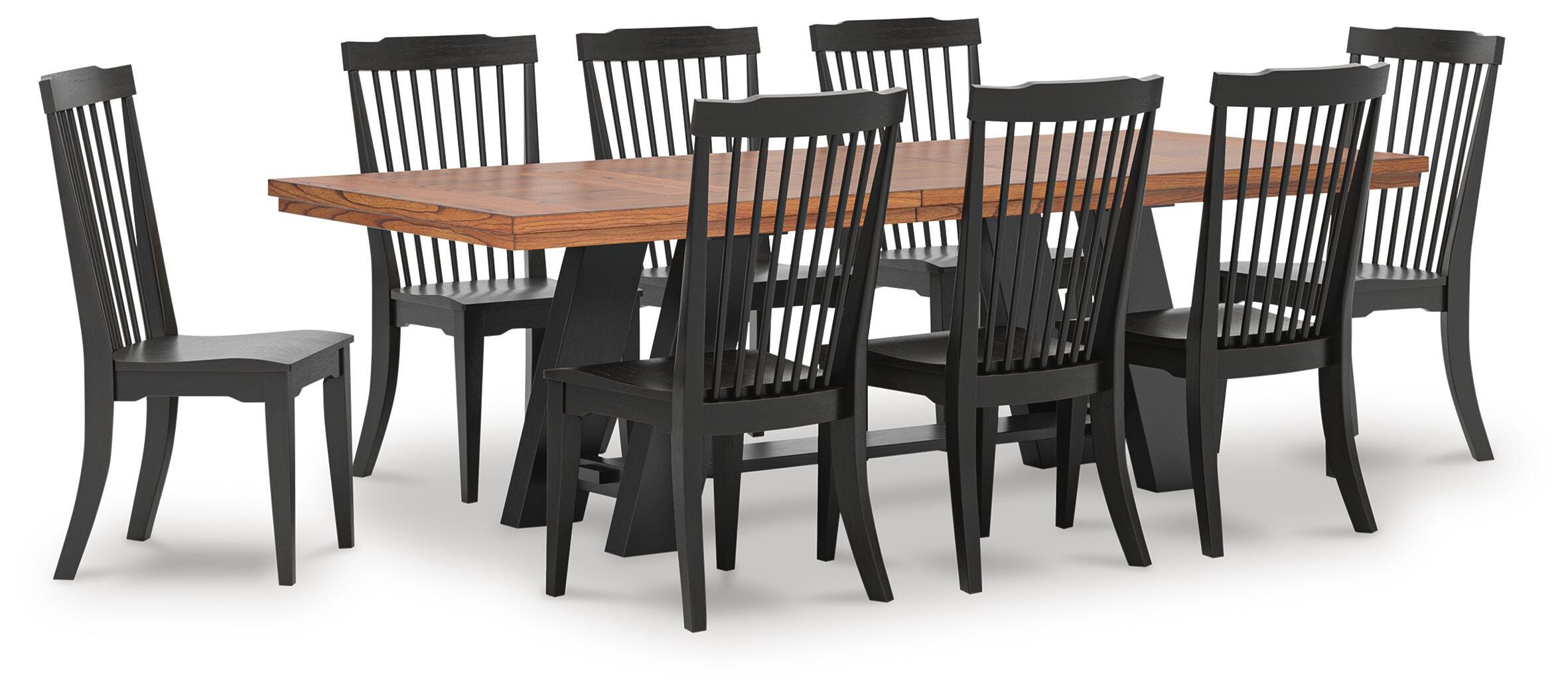 Greddinton Extension Dining Table and 8 Chairs - image 1