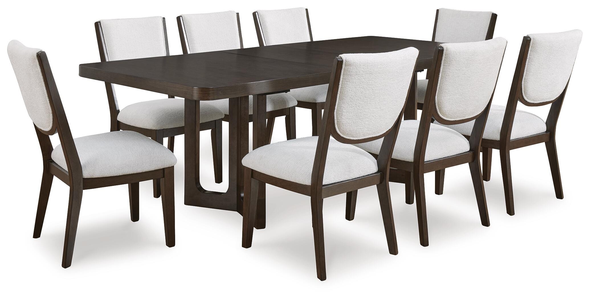 Breckington Extendable Dining Table and 8 Next-Gen Nuvella® Performance Fabric Chairs