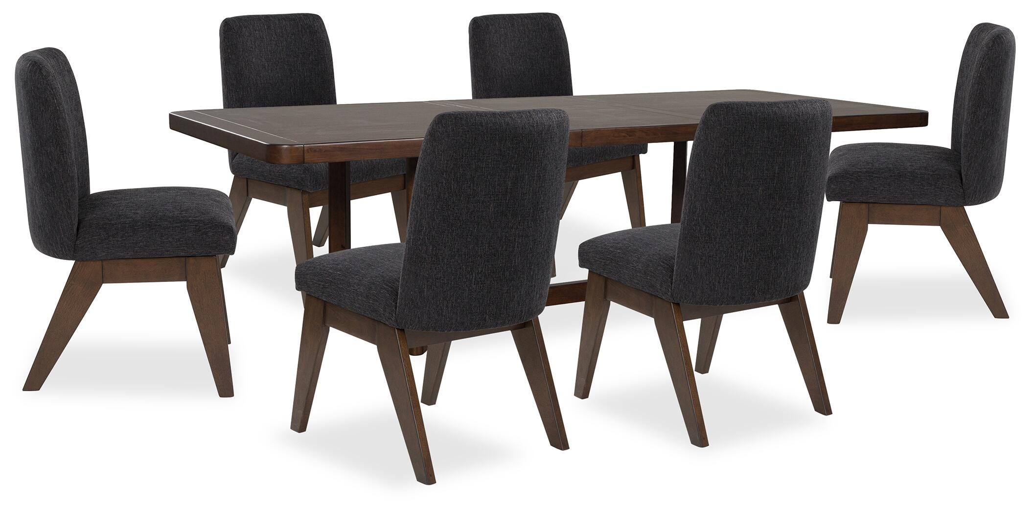 Kendamor Dining Table and 6 Chairs, , large