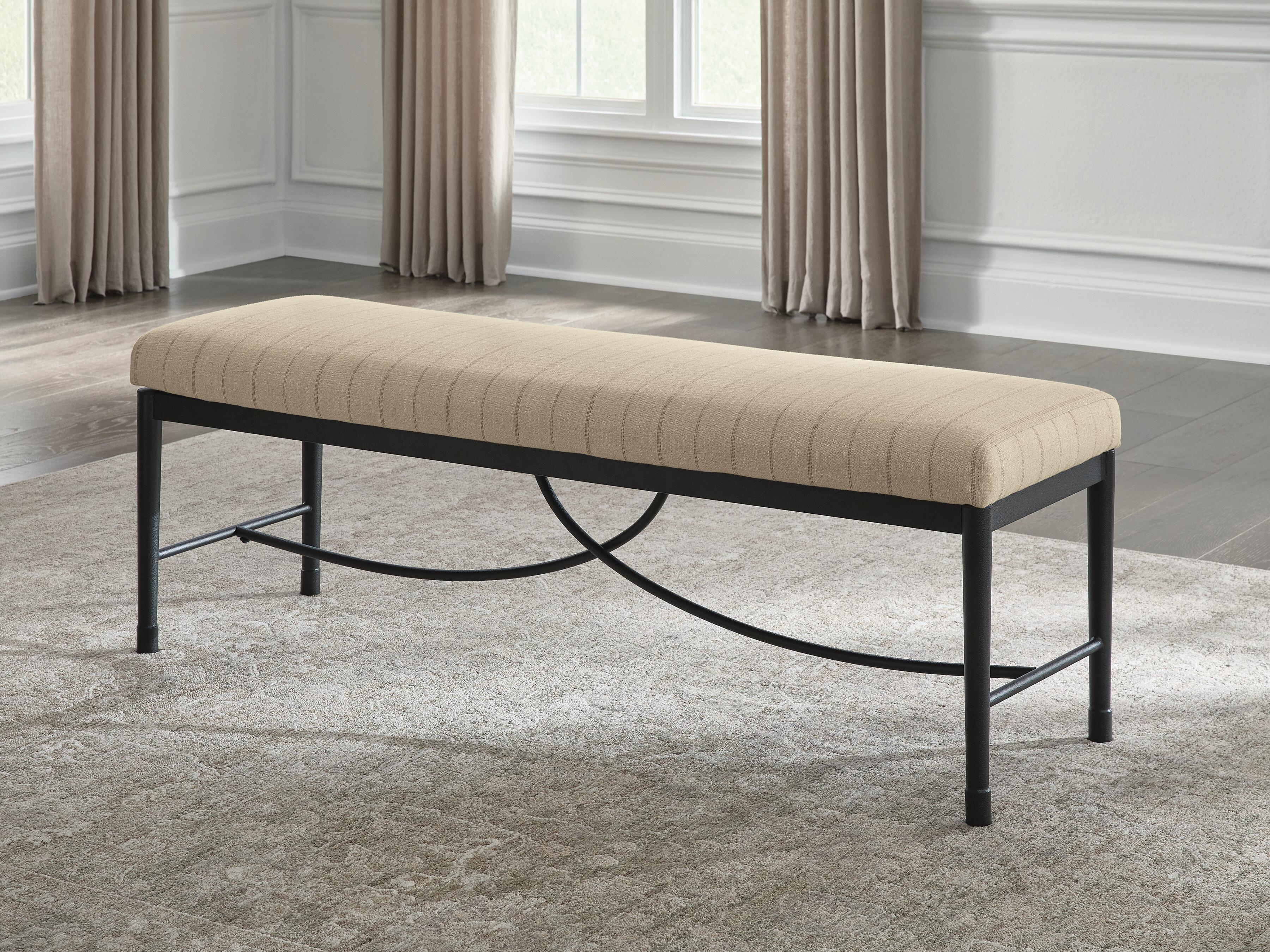 Ella Grove 56" Upholstered Dining Bench, , rollover
