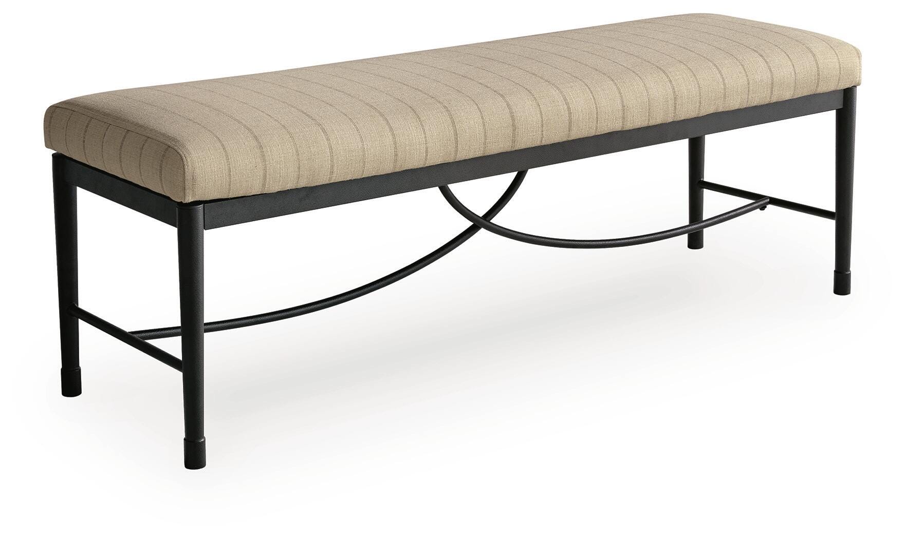 Banco de comedor tapizado Ella Grove de 56" - image 2