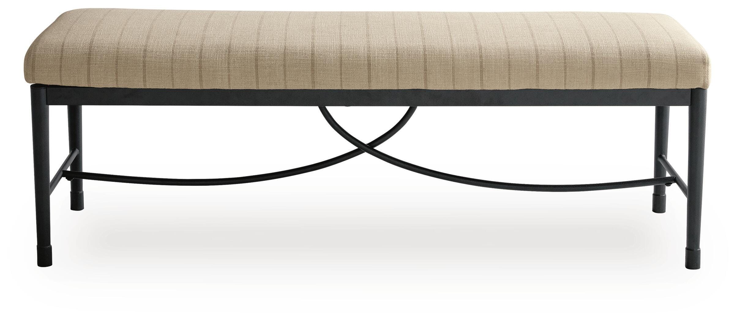 Banco de comedor tapizado Ella Grove de 56" - image 3