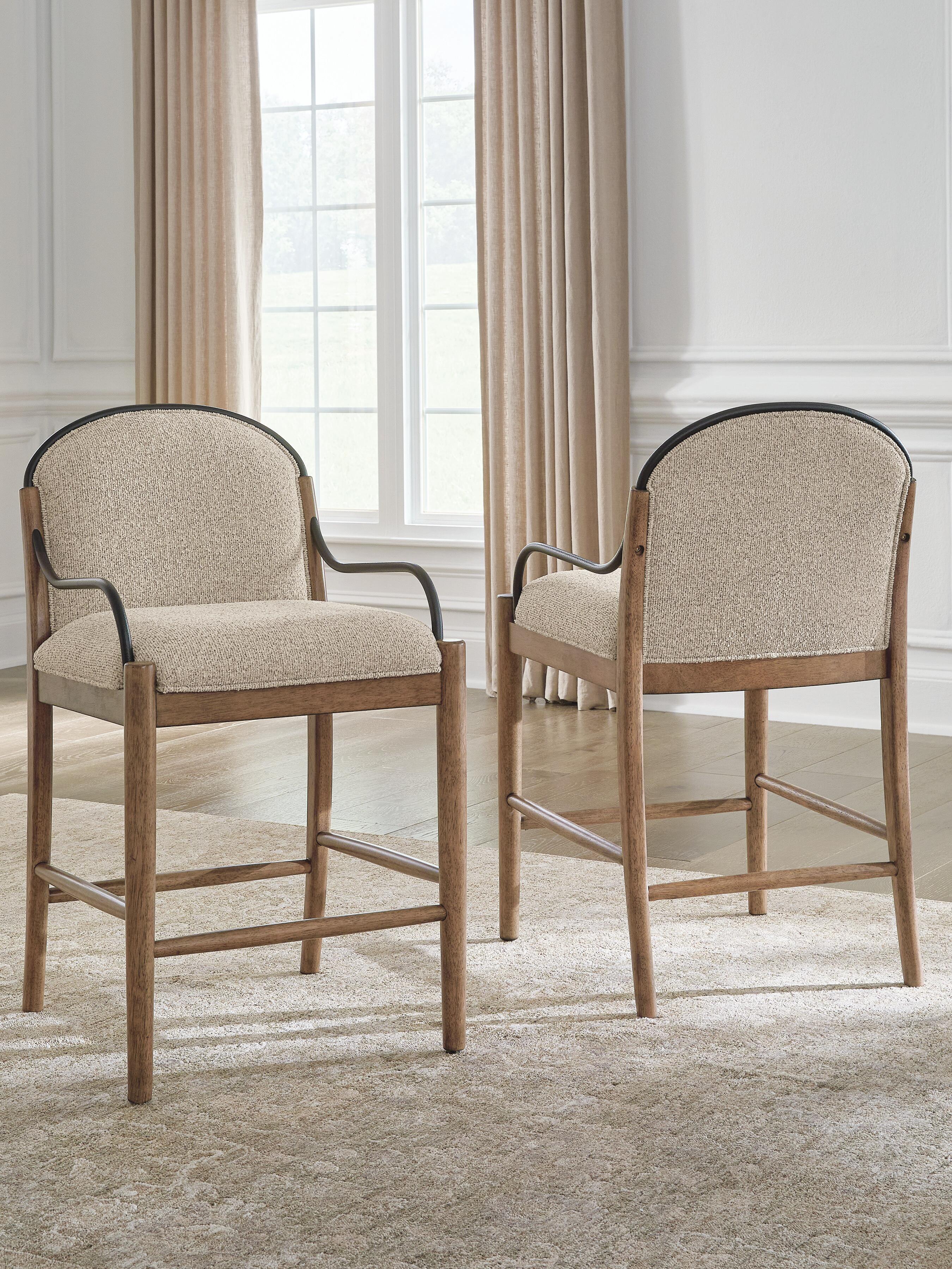 Ella Grove Counter Height Barstool, Rich Brown, rollover