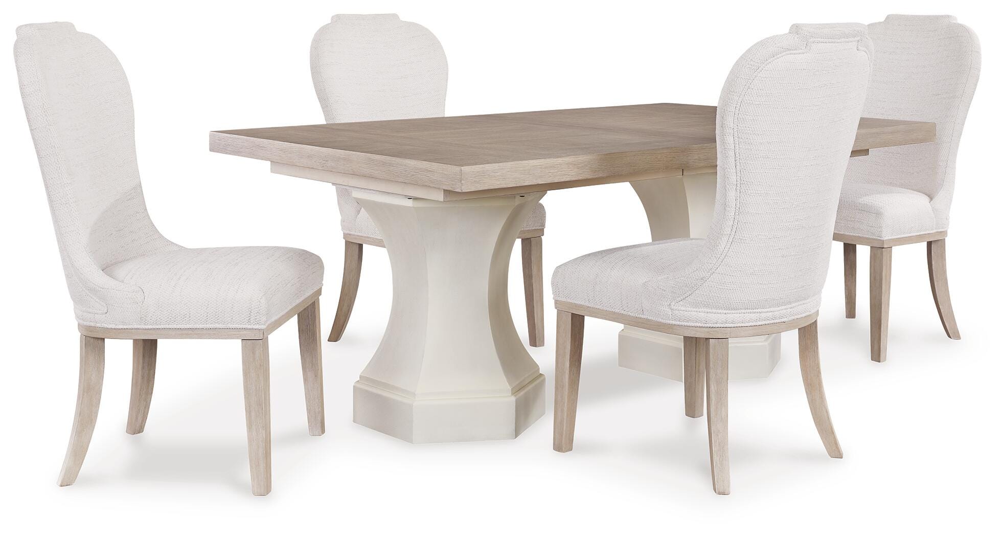 Jorlaina Extension Dining Table and 4 Chairs - image 2