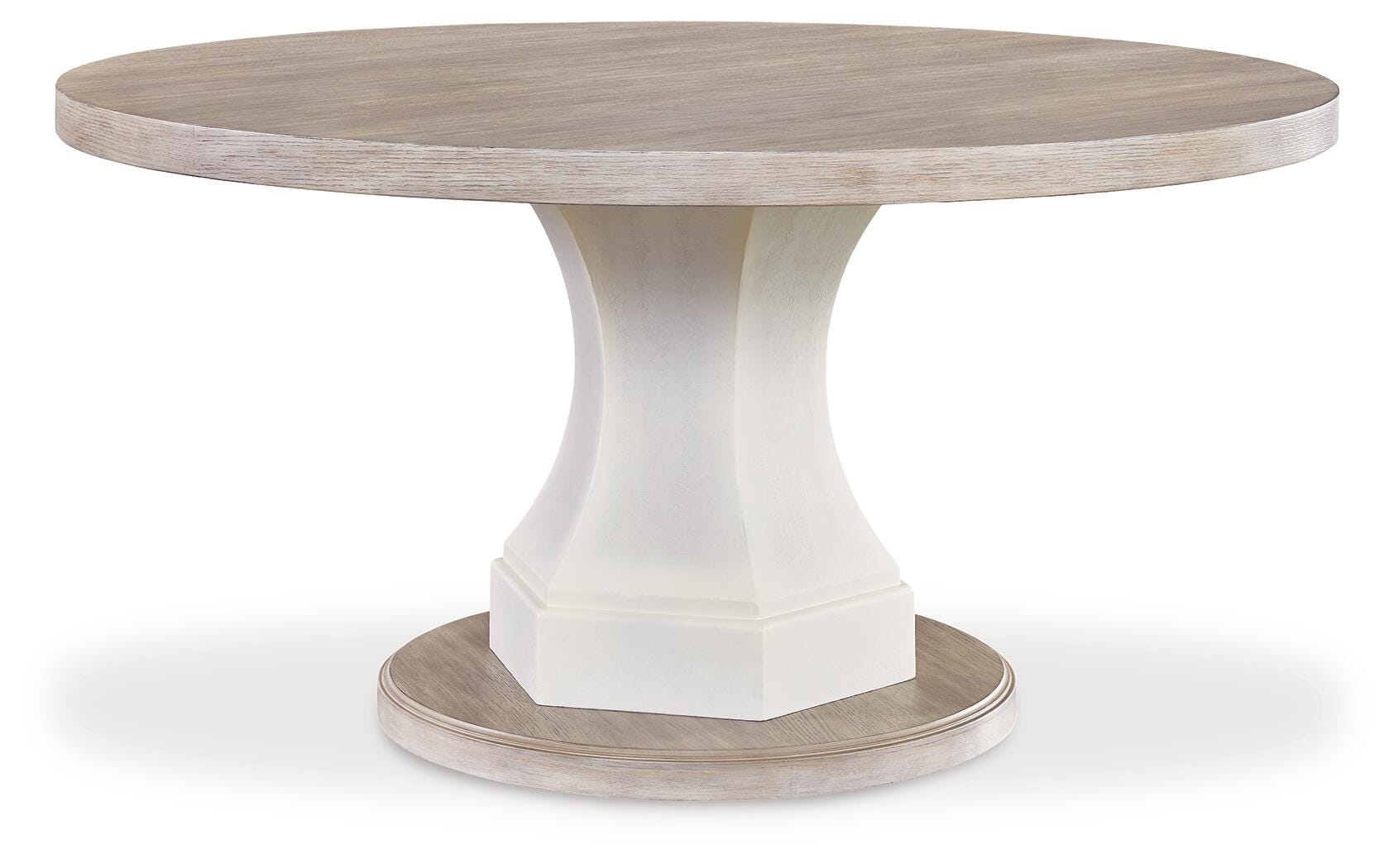 Jorlaina Dining Table, Light Grayish Brown, large