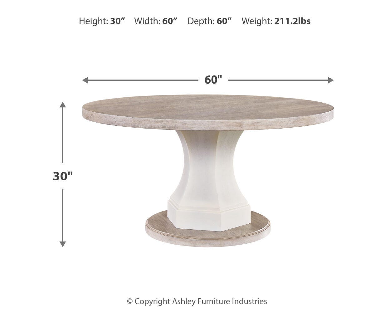 Jorlaina Dining Table - image 5