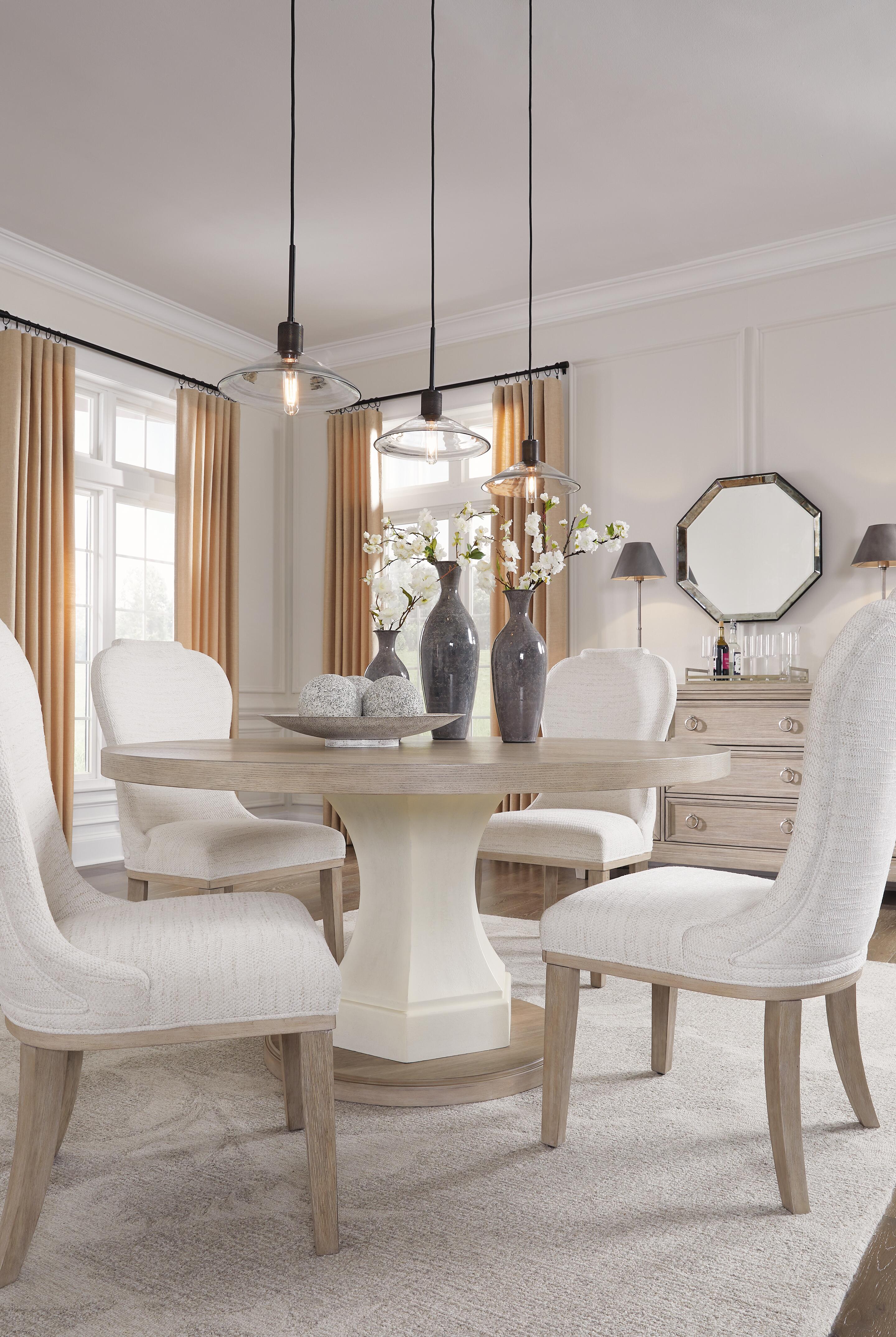 Jorlaina Dining Table and 4 Chairs with Storage, , large