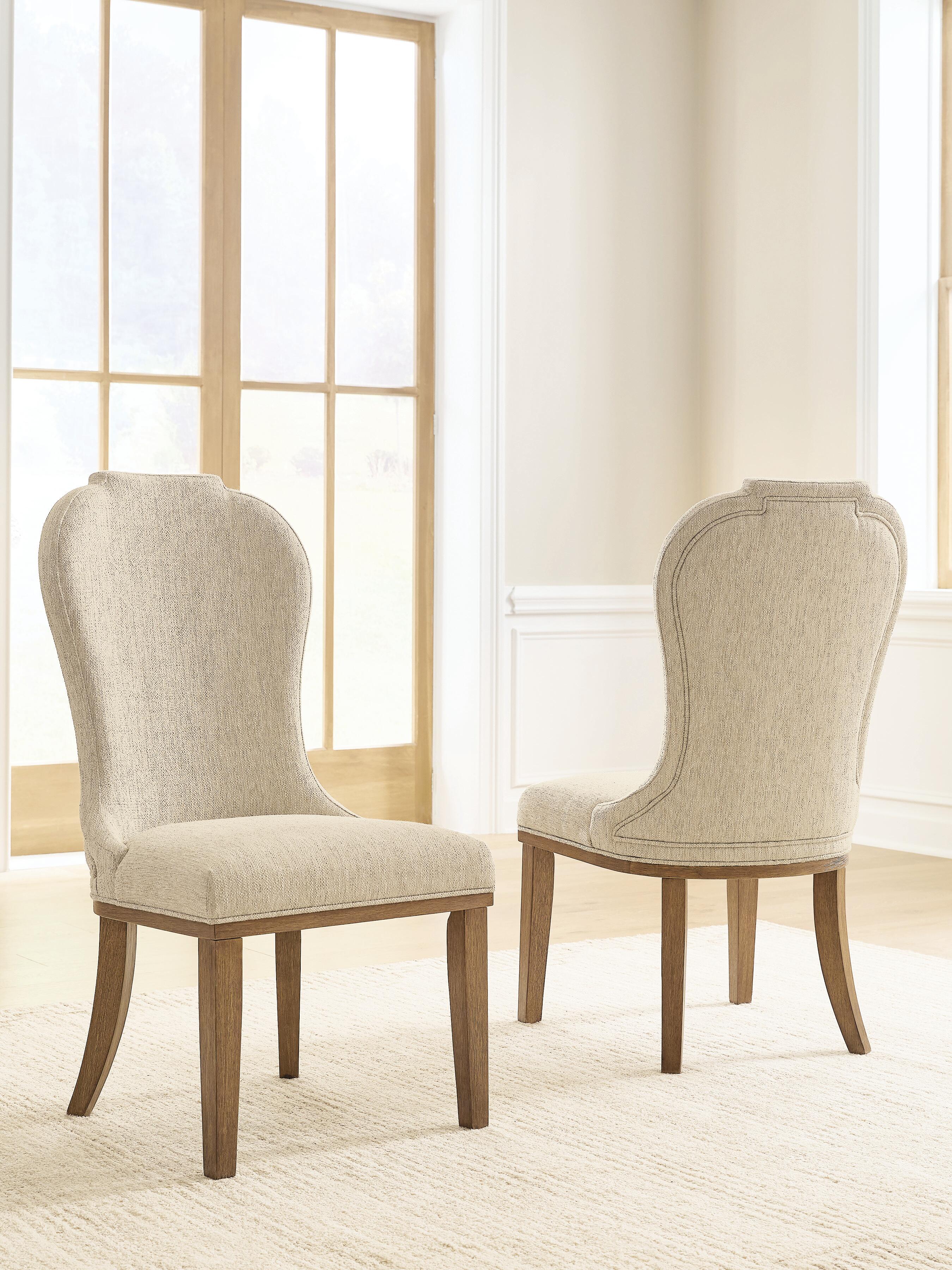 Jorlaina Dining Chair, Brown, rollover