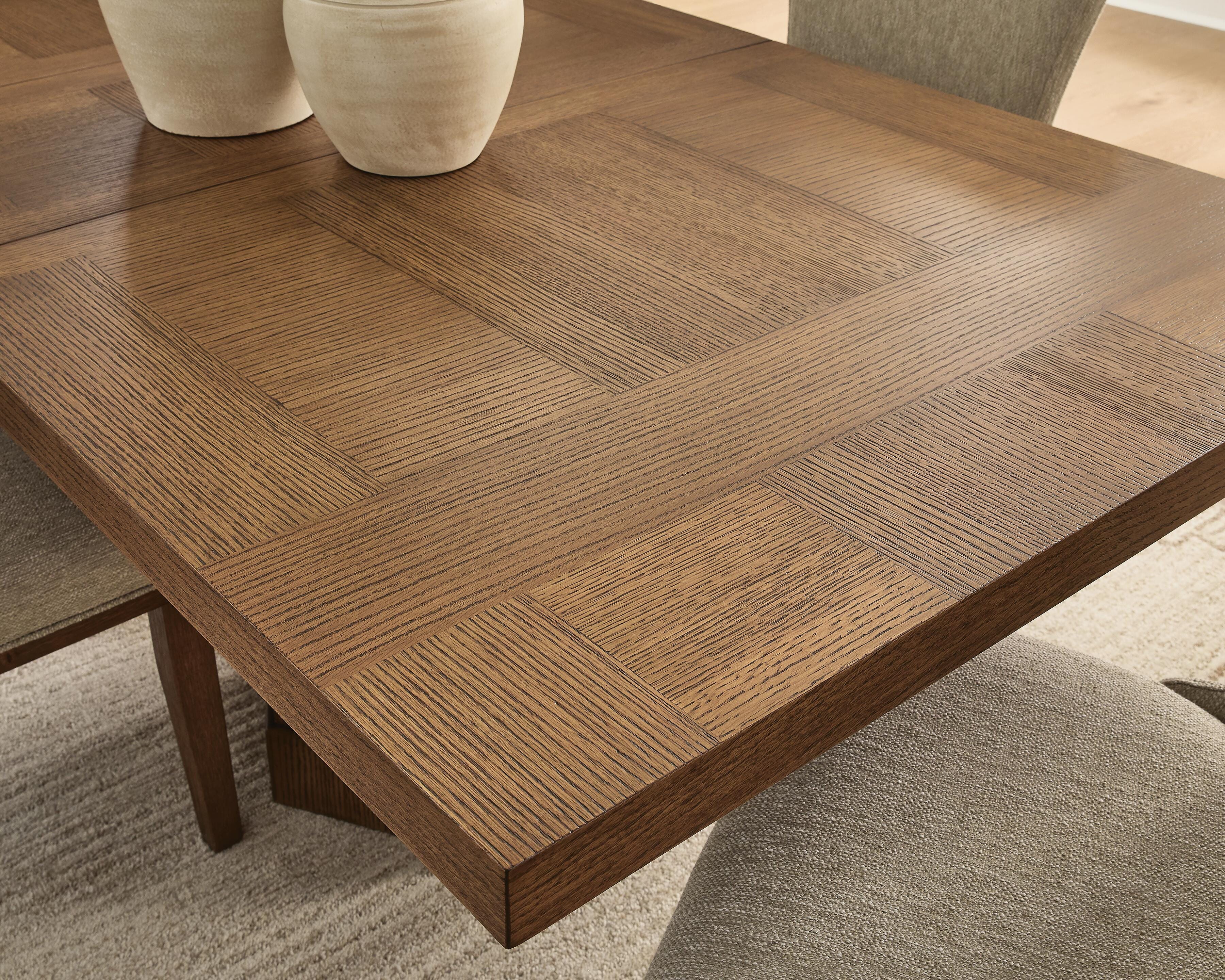 Jorlaina Dining Extension Table, Brown, large