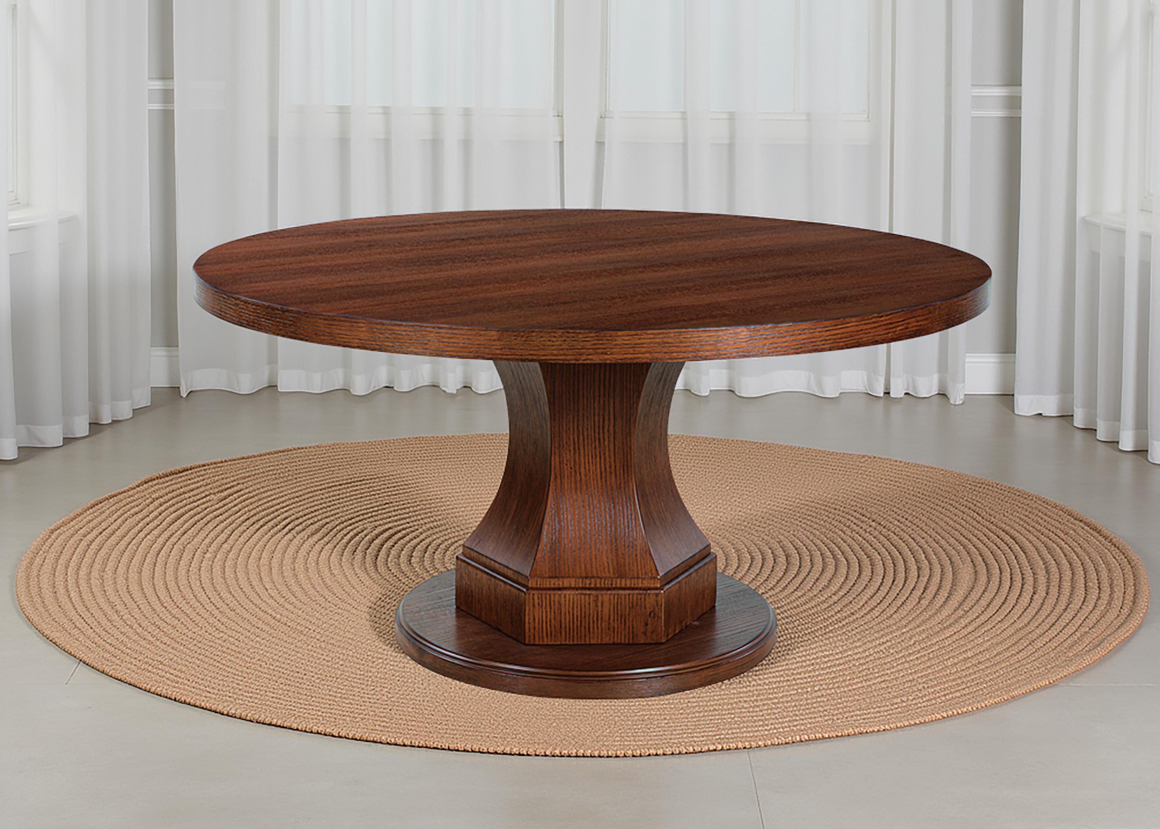 Jorlaina Dining Table, Brown, rollover