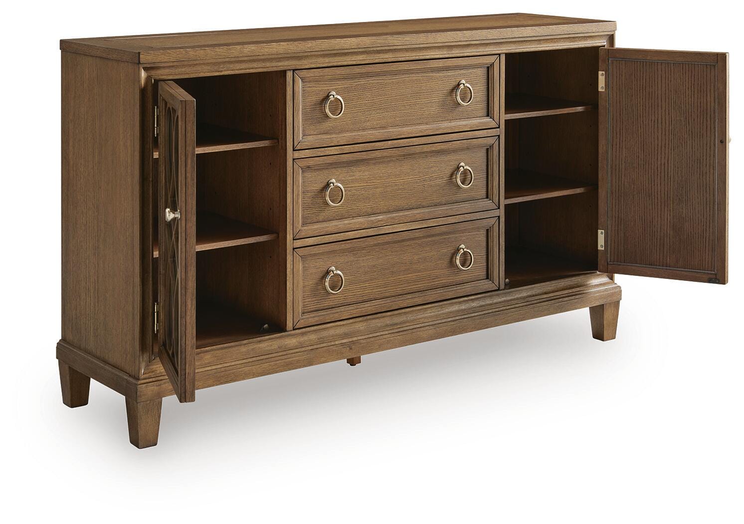 Jorlaina Dining Server, Brown, large