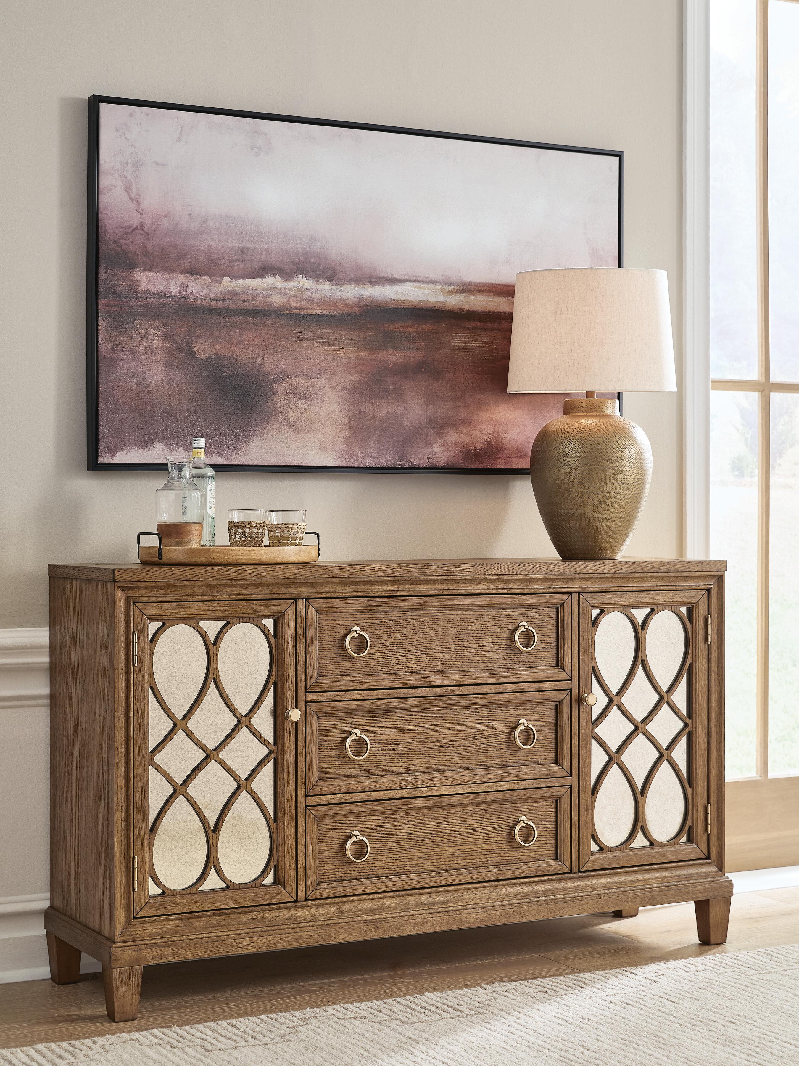 Jorlaina Dining Server, Brown, rollover