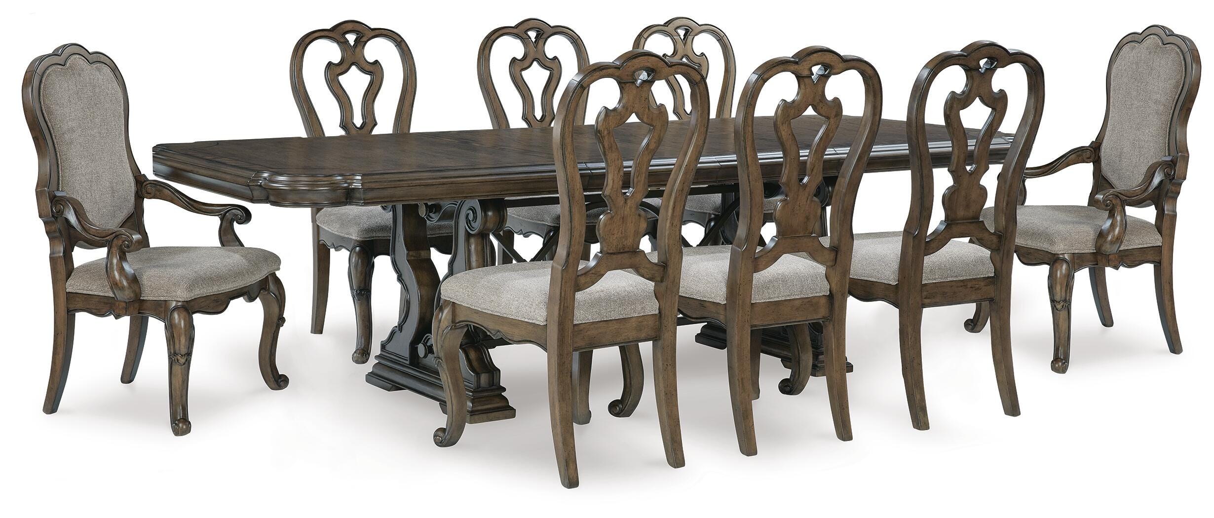 Maylee Dining Table and 8 Chairs - image 1