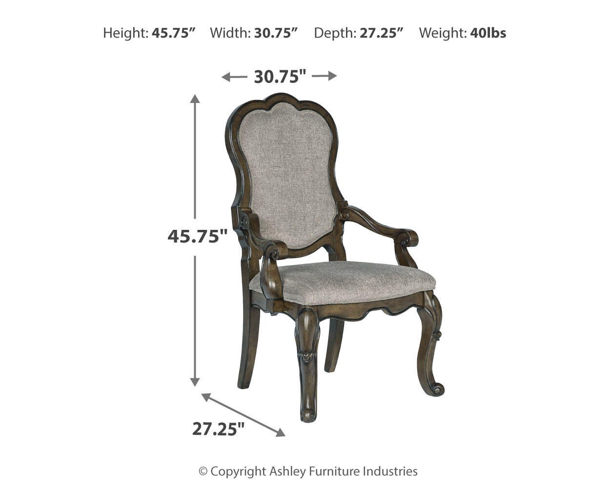 Maylee Dining Arm Chair - image 7
