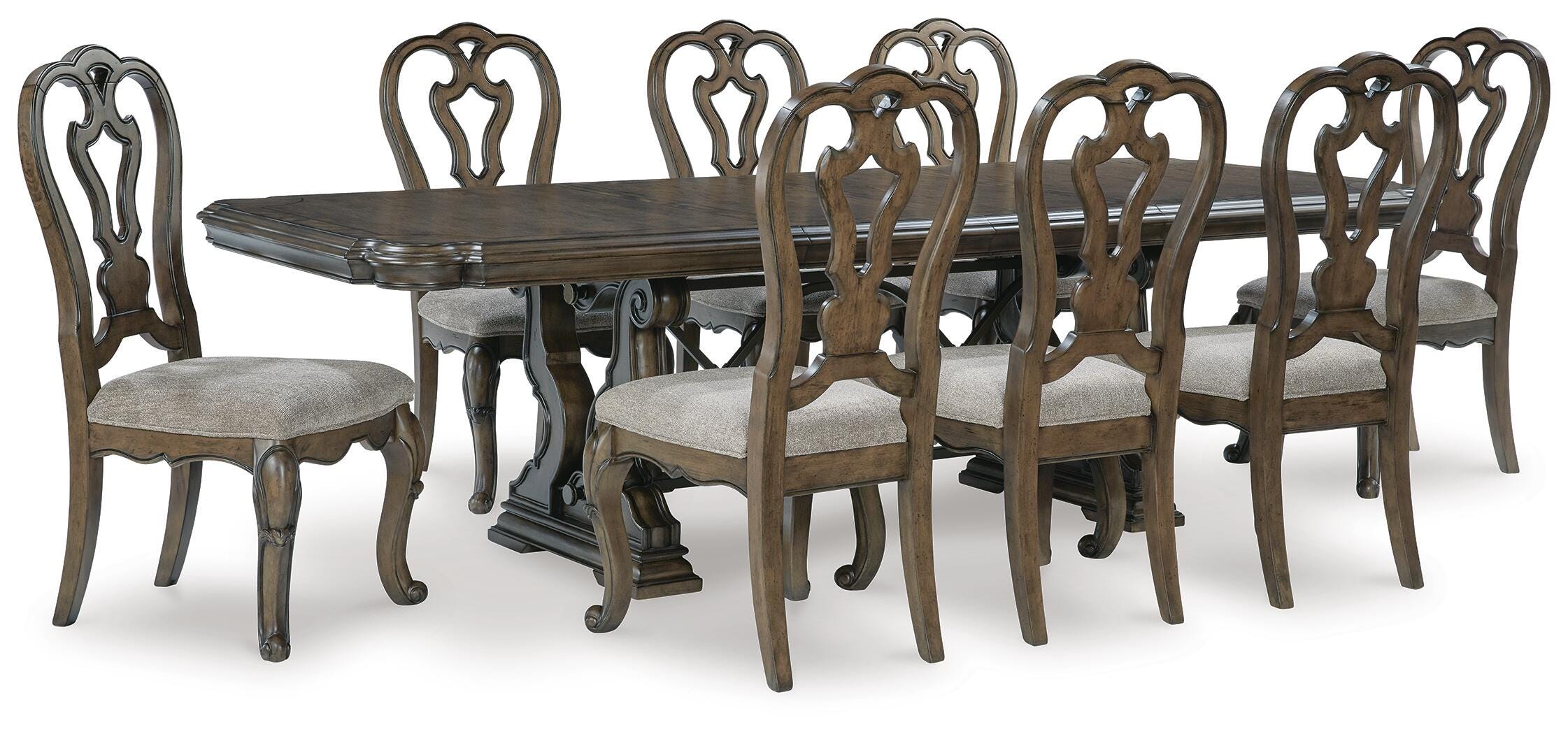 Mesa de comedor Maylee y 8 sillas - image 1