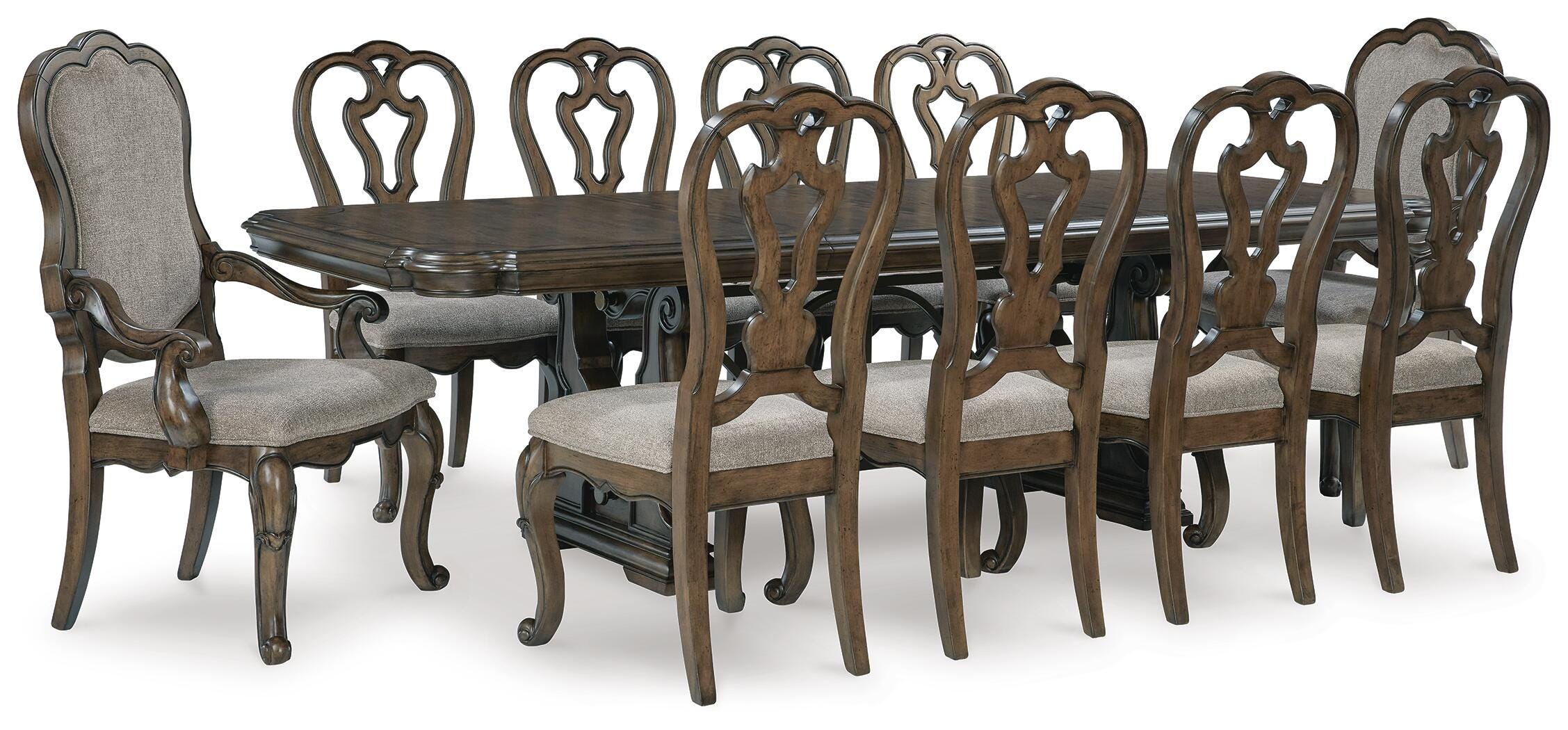 Mesa de comedor Maylee y 10 sillas - image 1