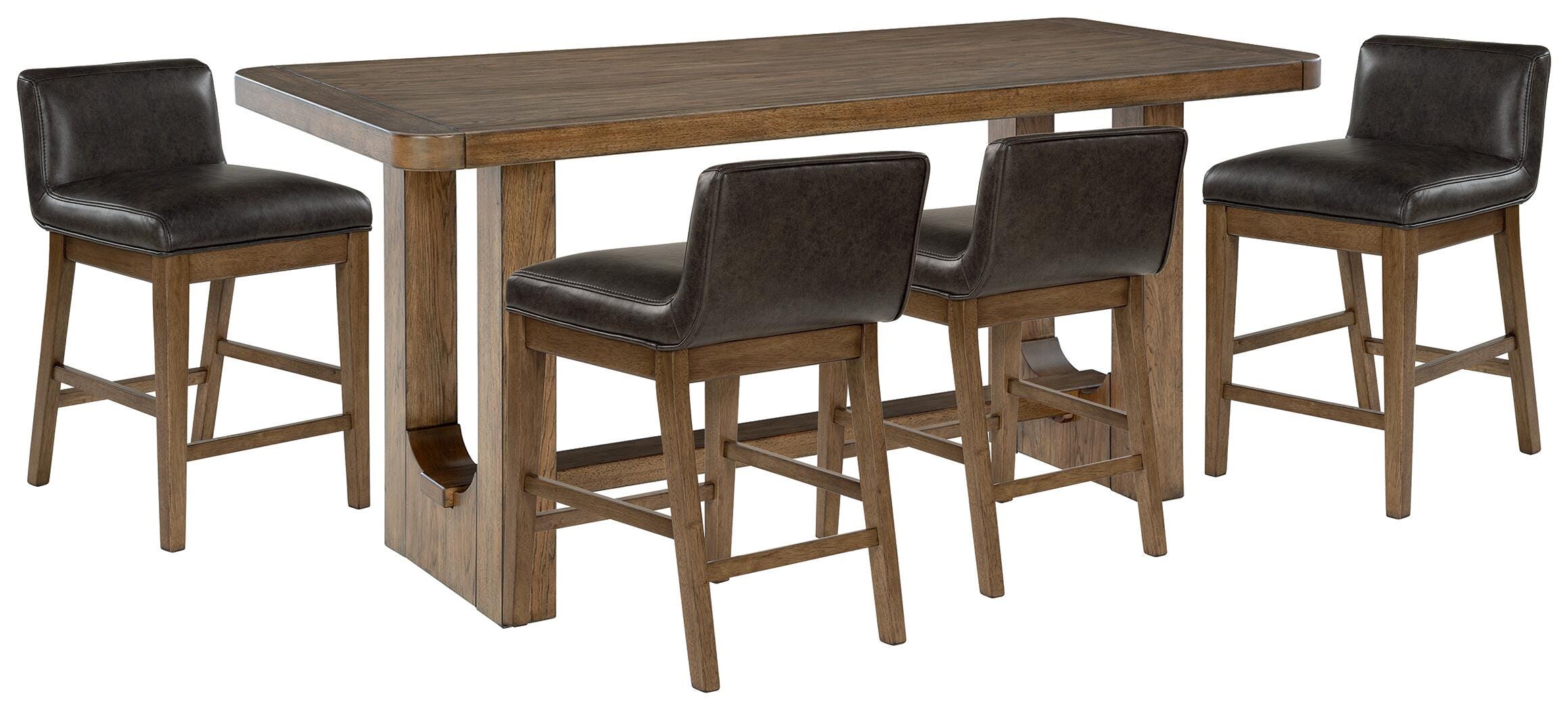 Mesa de comedor a la altura de mostrador Cabalynn y 4 taburetes de bar - image 1