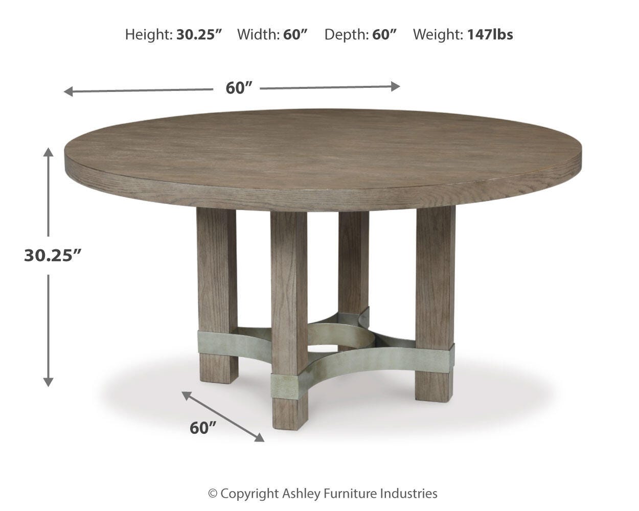 Chrestner Round Dining Table | Ashley