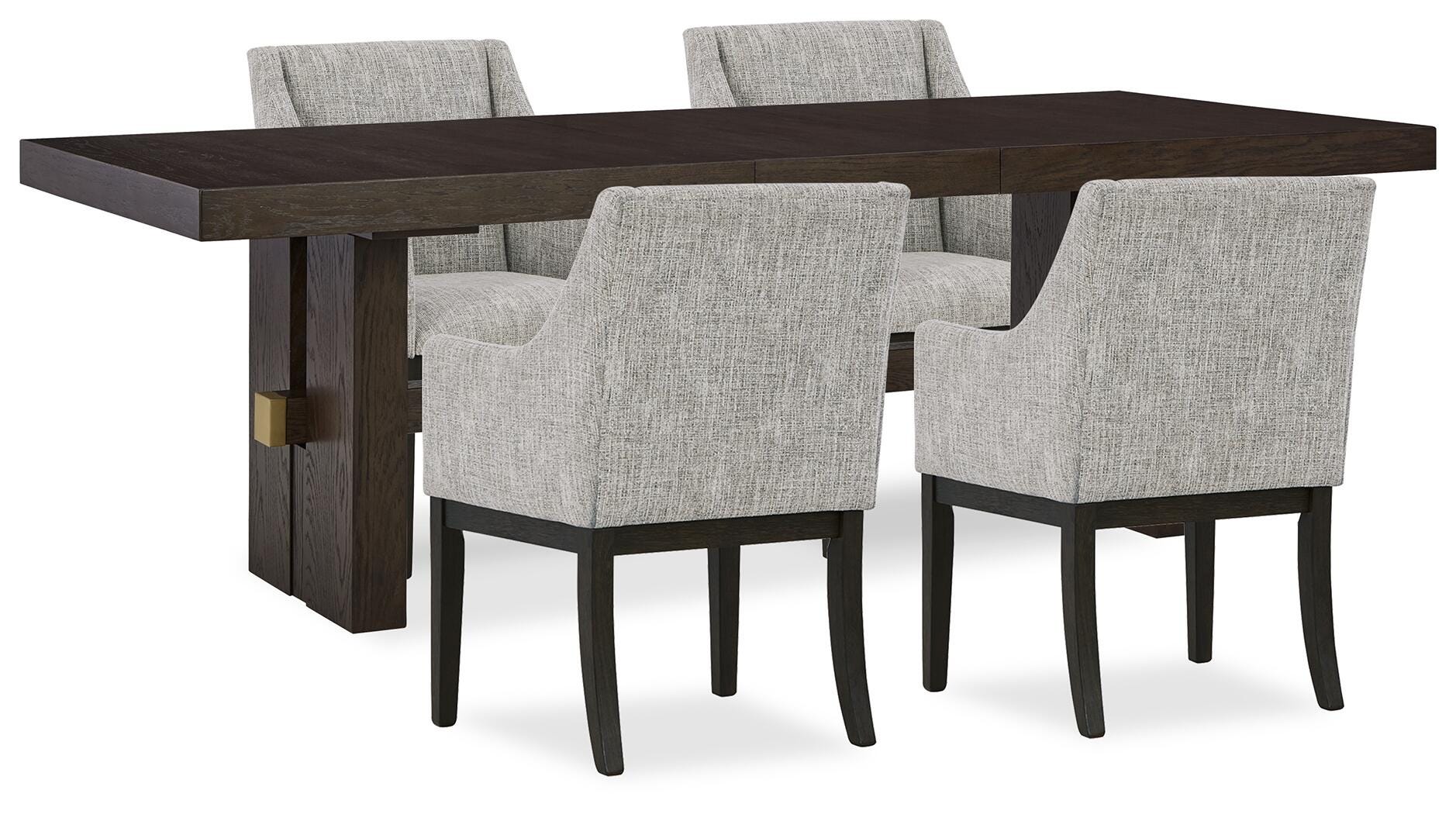 Burkhaus Dining Table and 4 Chairs - image 1