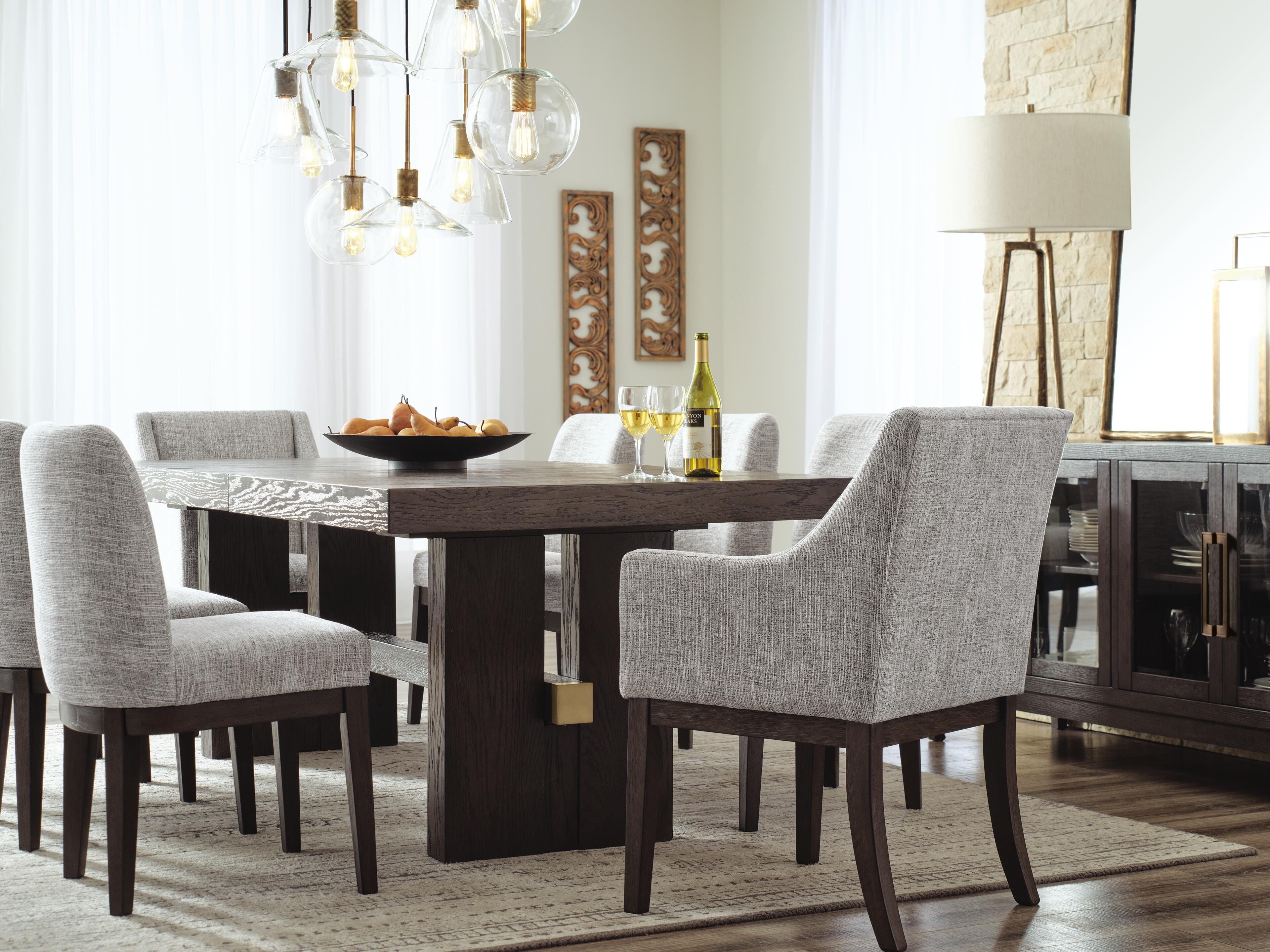 Burkhaus Dining Table and 8 Chairs, , large