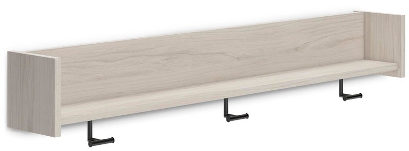 Socalle Wall Mounted Coat Rack with Shelf and 3 Hooks