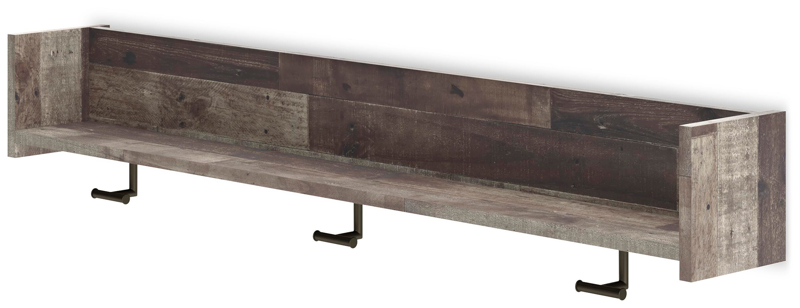 Neilsville Wall Mounted Coat Rack with Shelf - image 3
