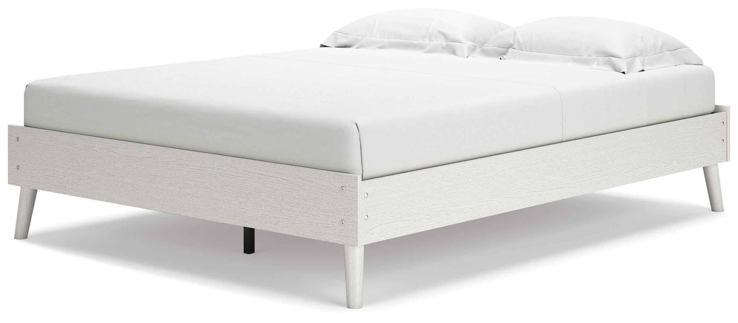 Aprilyn Queen Platform Bed, White, large