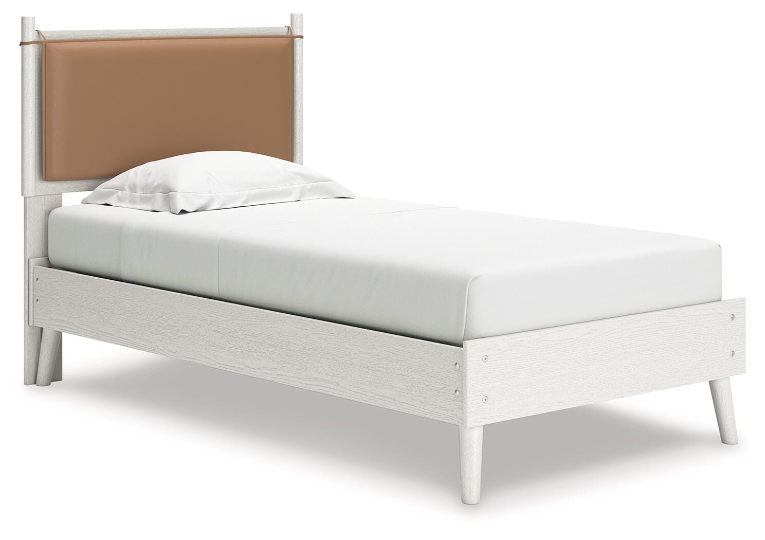 Aprilyn Twin Panel Bed, White, large