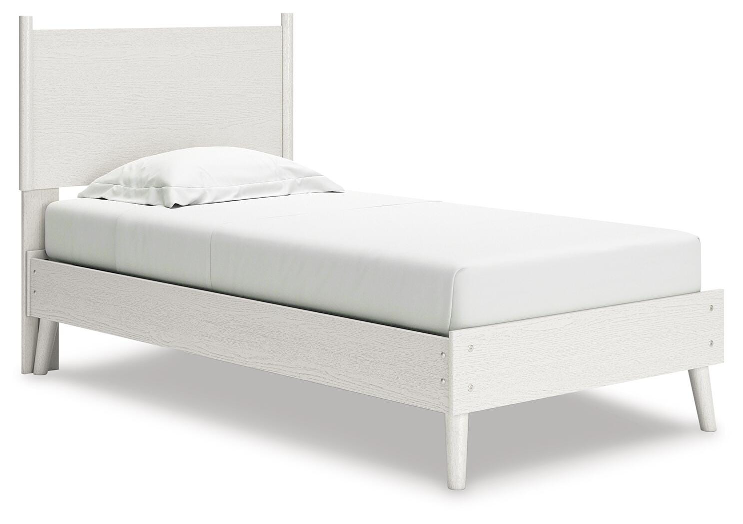 Aprilyn Twin Panel Bed, White, large