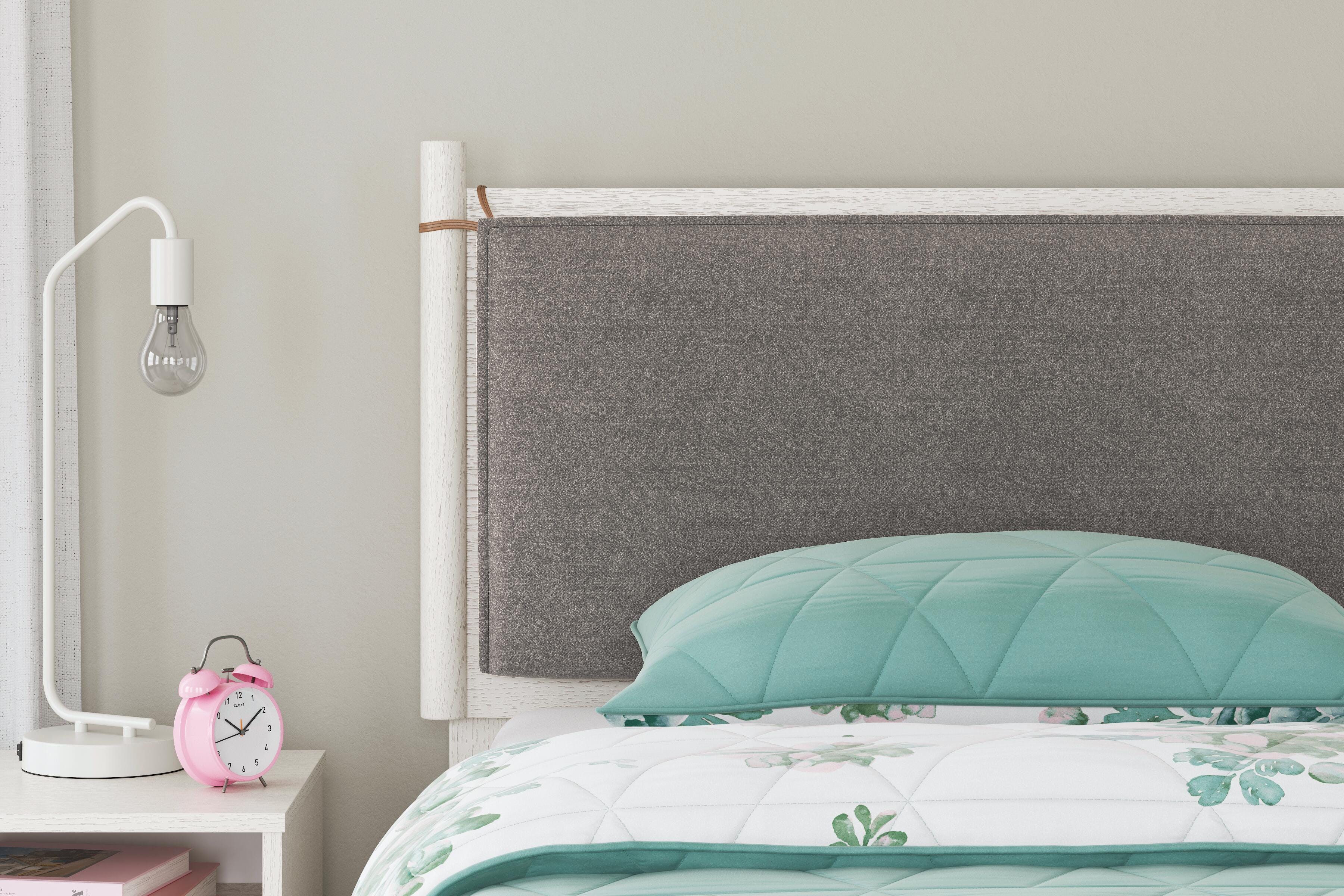 Aprilyn Twin Panel Bed, White, large