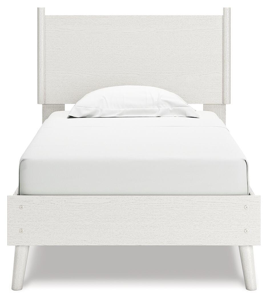 Aprilyn Twin Panel Bed, White, large
