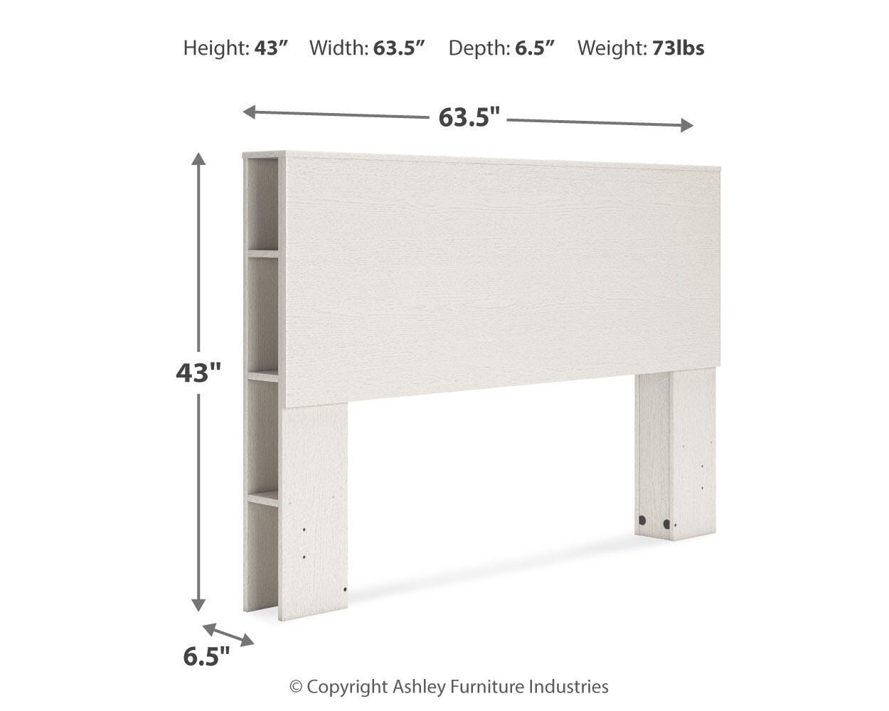Aprilyn Queen Bookcase Headboard - image 4