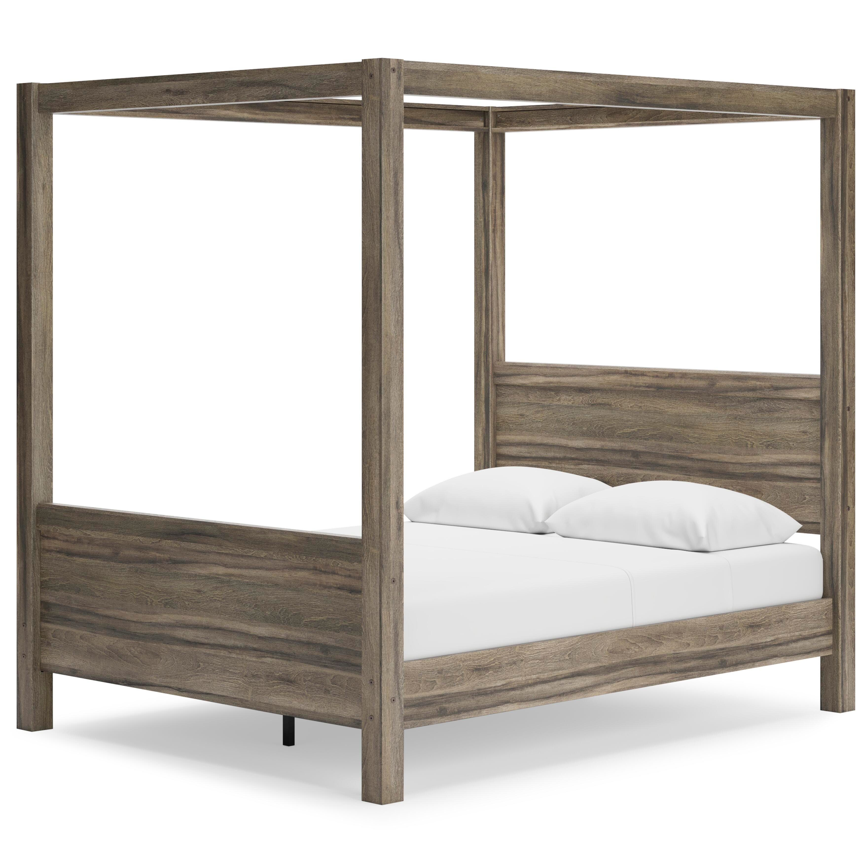 Shallifer Queen Canopy Bed, , large