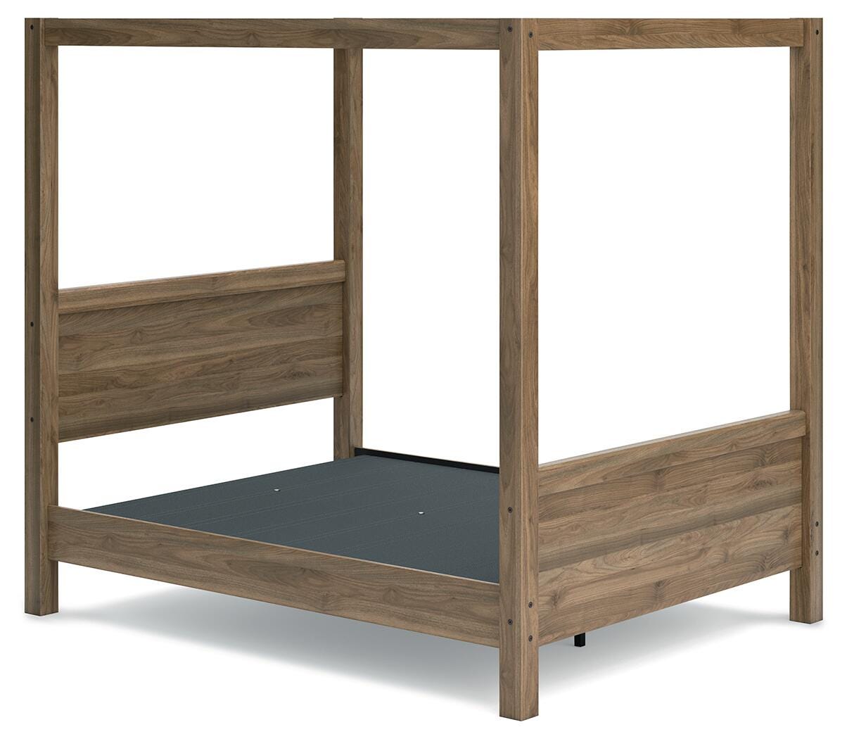 Aprilyn Queen Canopy Bed, Honey, large