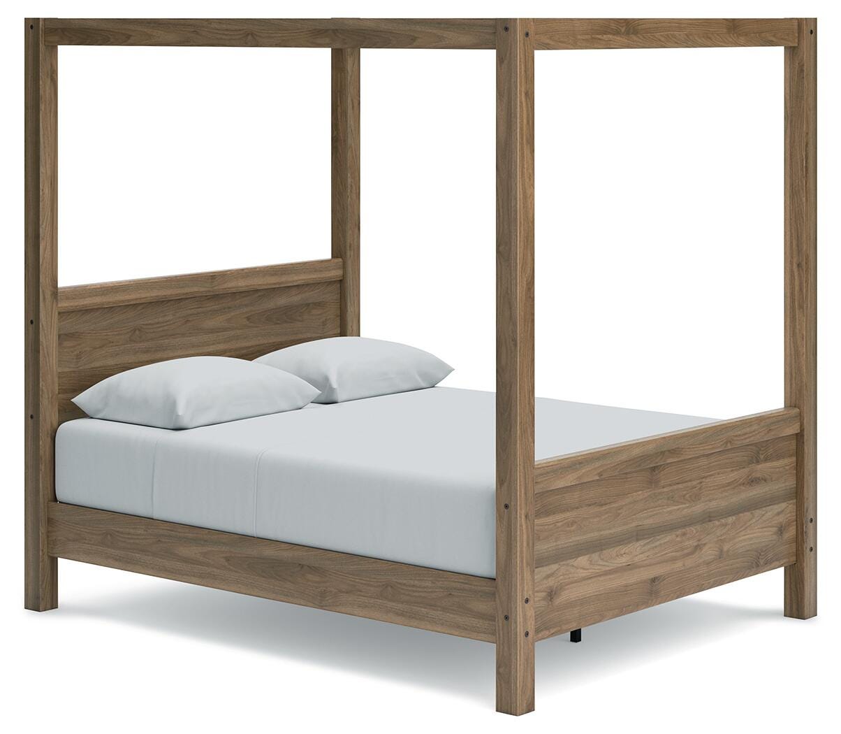 Aprilyn Queen Canopy Bed, Honey, large