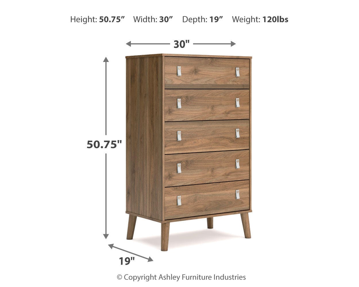 Aprilyn Chest of Drawers, Honey, large